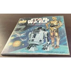 Vintage 1979 Star Wars 24-Page Read-Along Book and 33⅓ RPM Record (No. 450)